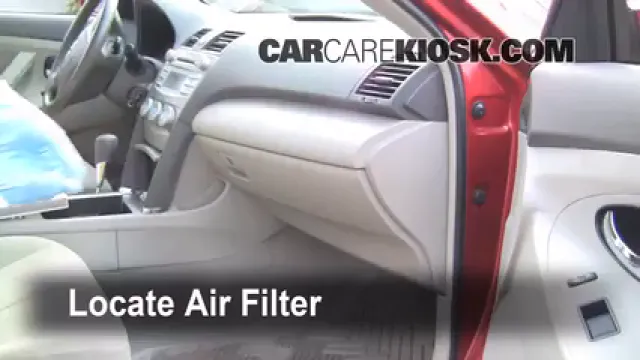2008 Toyota Camry LE 2.4L 4 Cyl. Air Filter (Cabin) Replace